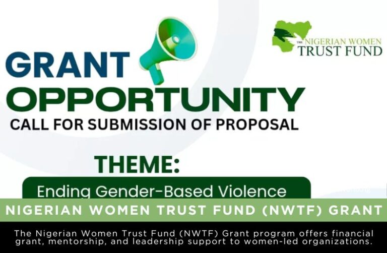 Nigerian Women Trust Fund (NWTF) Grant 2025: Call for Applications
