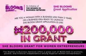 SHE Blooms Grant 2025