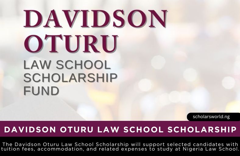 Davidson Oturu Law School Scholarship
