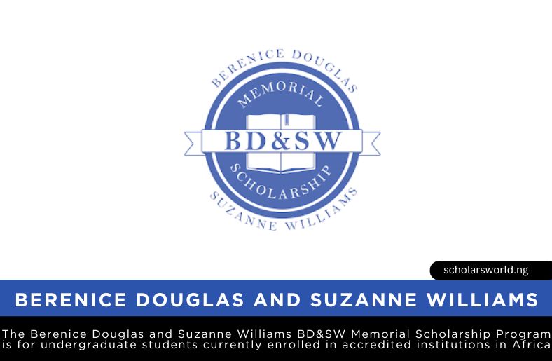 BD&SW Memorial Scholarship Program