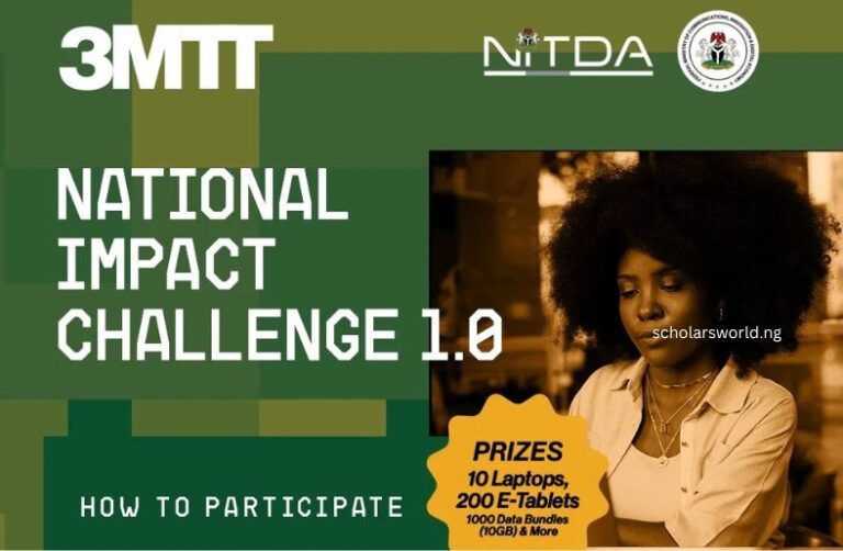 Federal Government 3MTT National Impact Challenge for Nigerians (Laptops, Tablets, Data Bundles To Be Won)