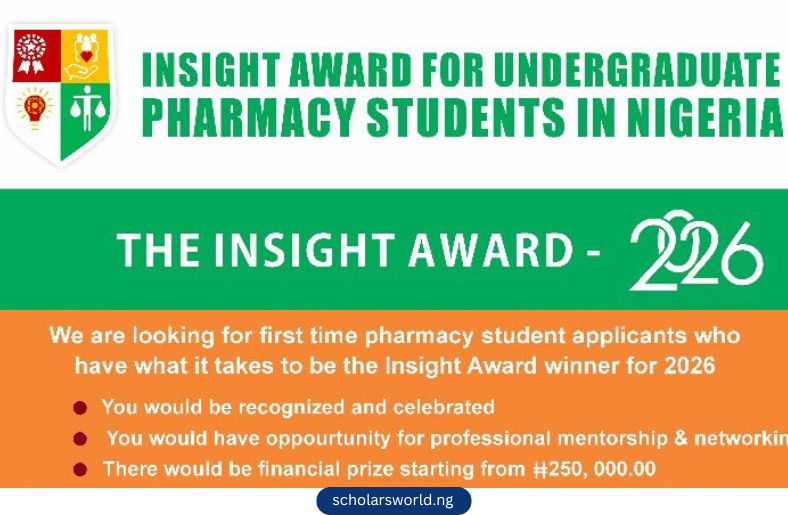 Insight Scholarship Award for Pharmacy Students