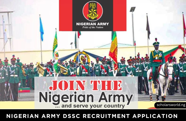 Nigerian Army DSSC Recruitment Application
