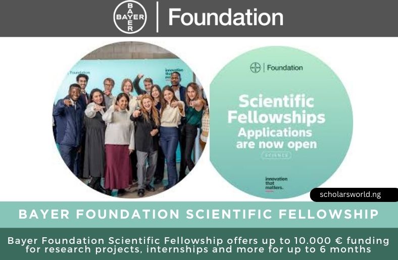 Bayer Foundation Scientific Fellowship