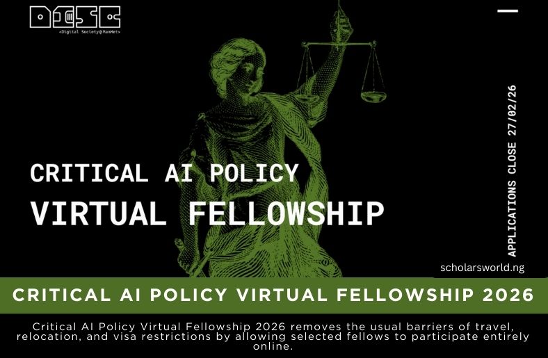 Critical AI Policy Virtual Fellowship 2026