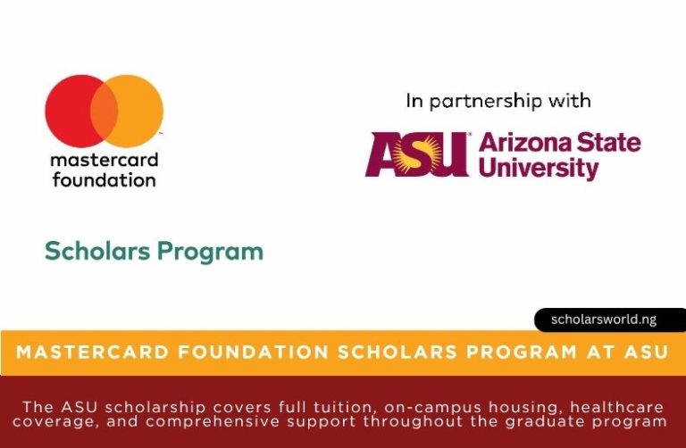 Mastercard Innovation and Technology Scholarship 2027 at Arizona State University USA: Fully Funded