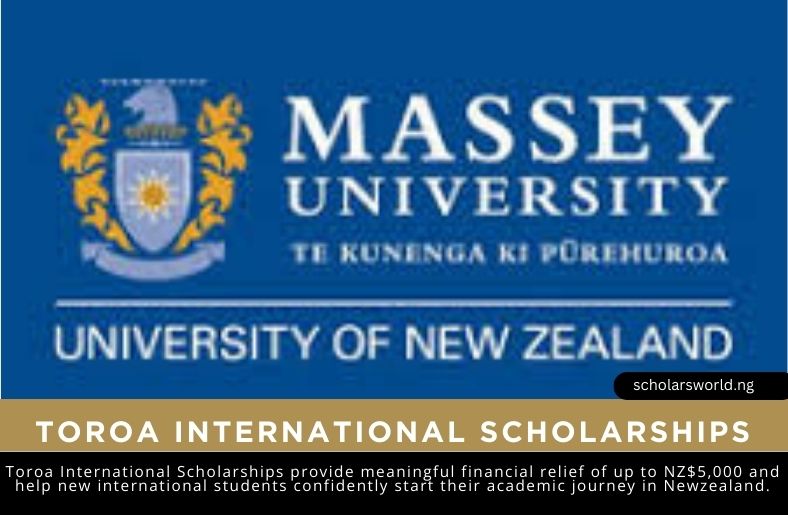 Toroa International Scholarships 2026