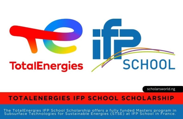 TotalEnergies IFP School Scholarship 2026 in France: Fully Funded Opportunity