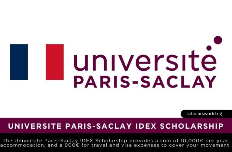 Université Paris-Saclay IDEX Scholarship 2026: Study International Masters in France