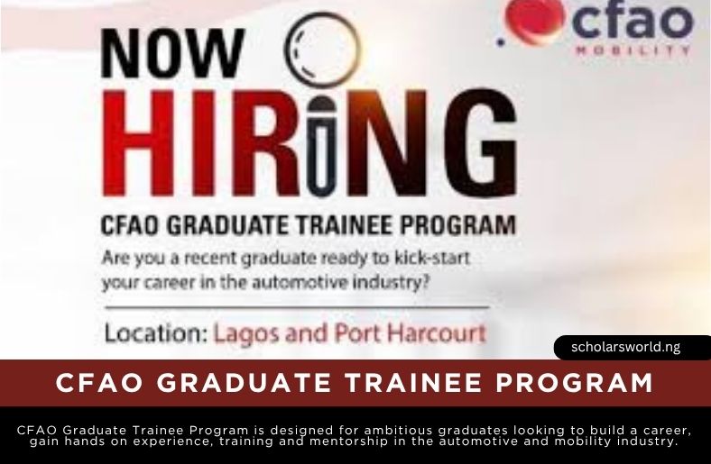 CFAO Graduate Trainee Program