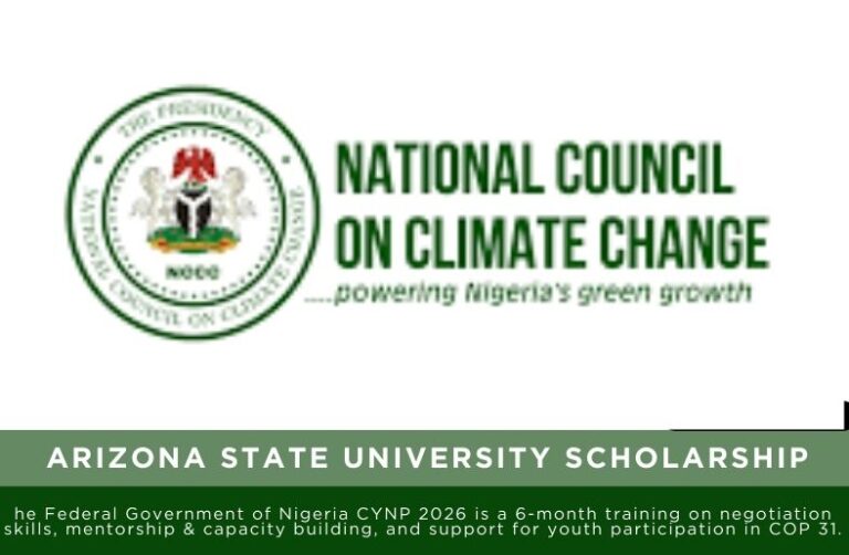 Climate Youth Negotiators Programme (CYNP) 2026 | Apply Now - Scholars ...