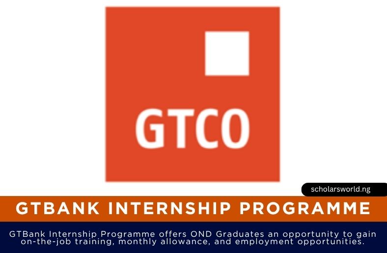 GTBank Internship Programme