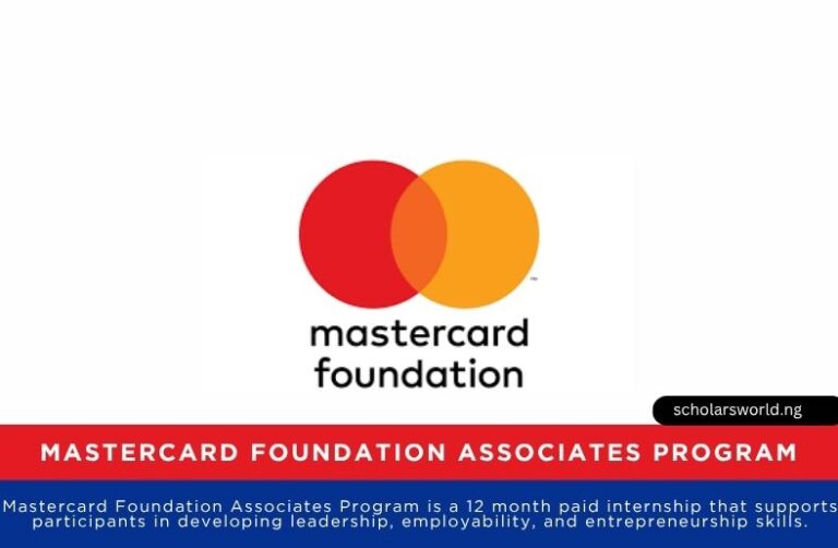 Mastercard Foundation Associates Program 2026 | Paid Internship