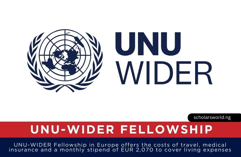 UNU-WIDER Fellowship