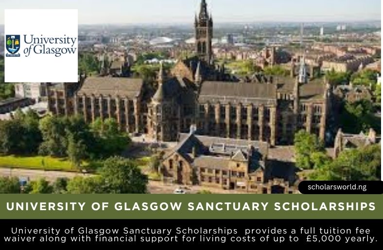 University of Glasgow Sanctuary Scholarships