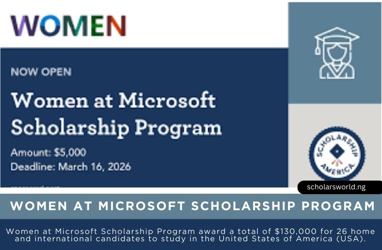 Women at Microsoft Scholarship Program