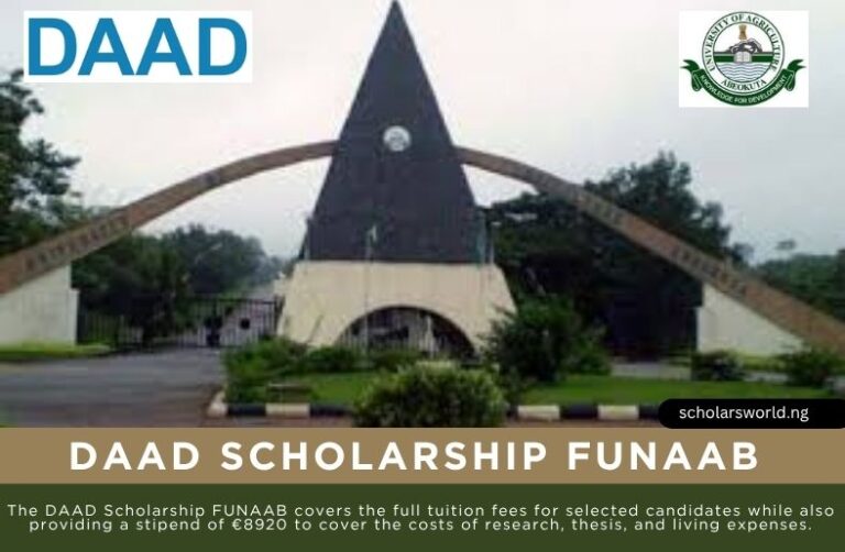 DAAD Scholarship FUNAAB 2026 (In-Country/In-Region): Fully Funded Opportunity