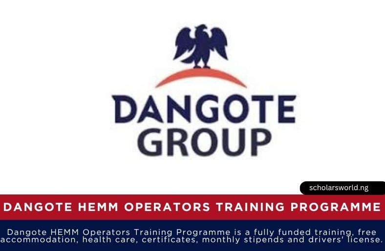 Dangote HEMM Operators Training Programme