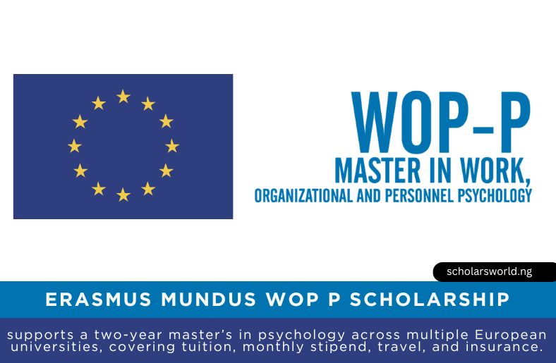 Erasmus Mundus WOP P Scholarship