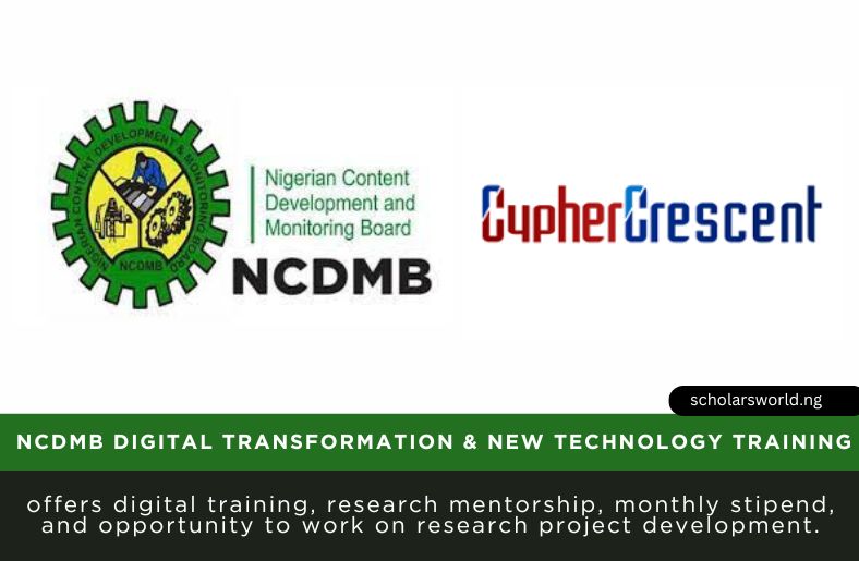 NCDMB Digital Transformation & New Technology Training
