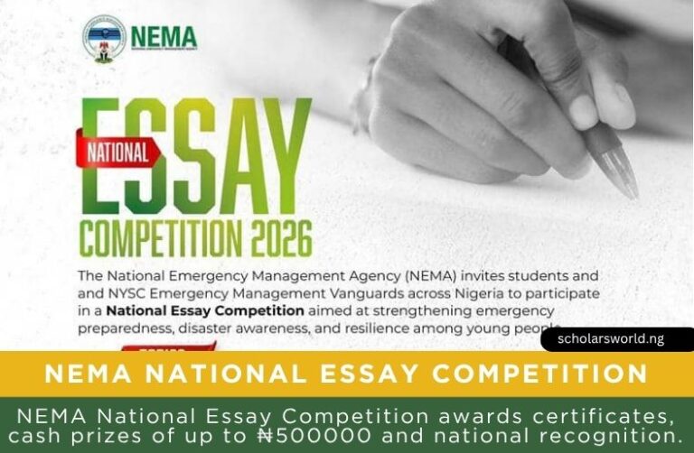 NEMA National Essay Competition 2026 | Win up to ₦500,000
