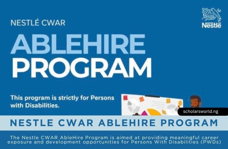 Nestle AbleHire Program For Persons With Disabilities (PWDs) 2026