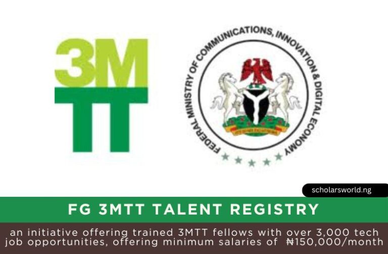 3MTT Talent Registry 2026: Career Opportunities