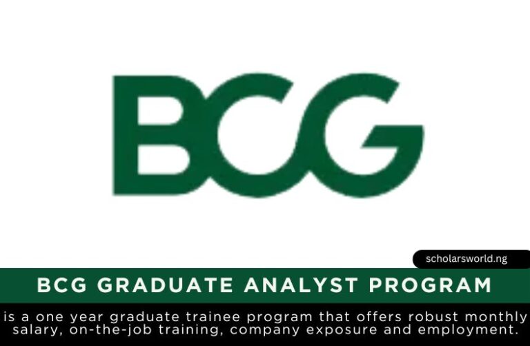 Boston Consulting Group (BCG) Graduate Analyst Program 2026: How To Apply