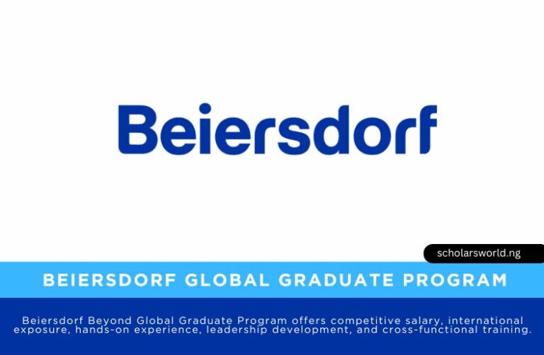 Beiersdorf NIVEA Global Graduate Programme: Apply Now