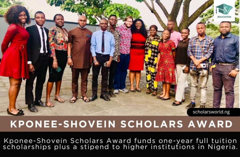 Kponee-Shovein Foundation Scholarship 2026: How to Apply