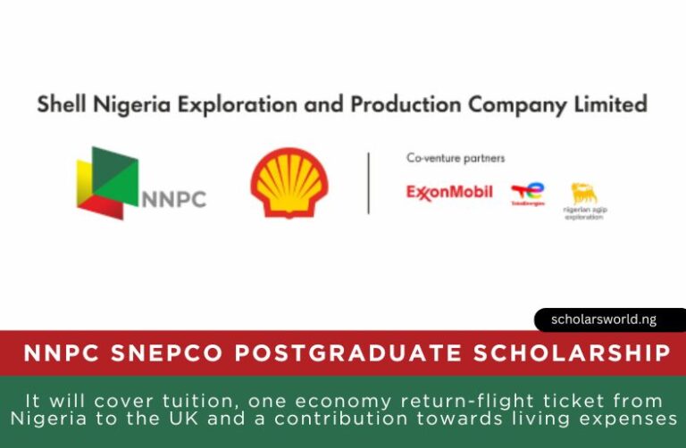 NNPC SNEPCo Postgraduate Scholarship 2026: Application Requirements