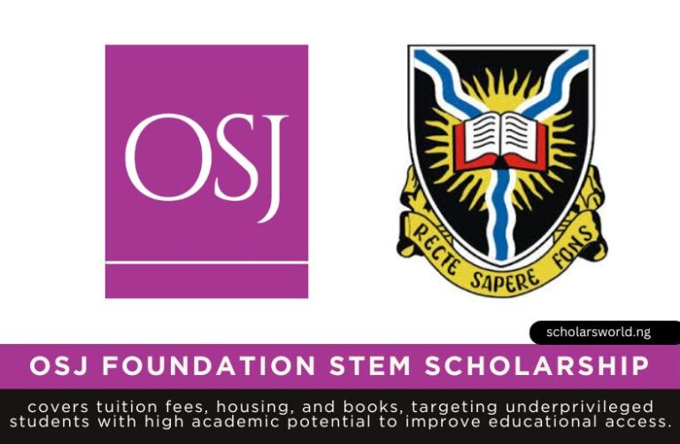 Olubi & Sarah Johnson (OSJ) Foundation Scholarship 2026: Fully Funded