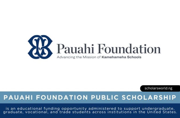Pauahi Foundation Public Scholarship 2026: How to Apply