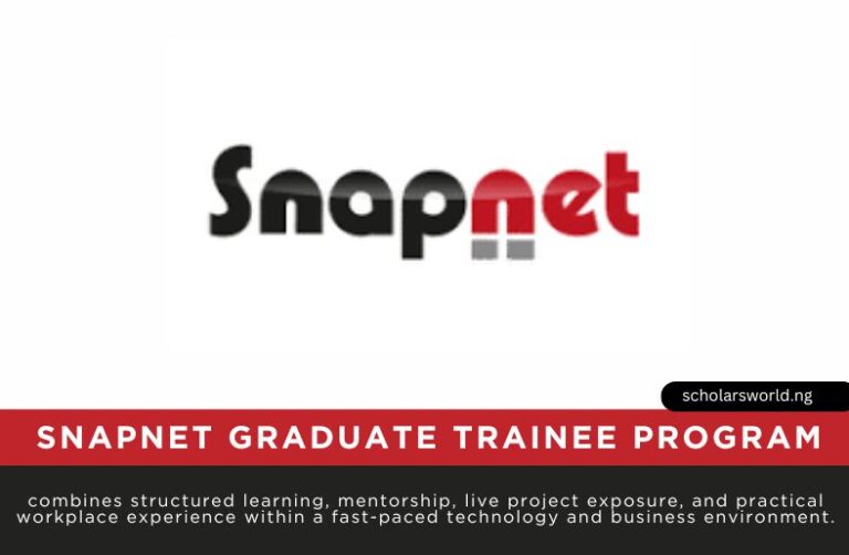 Snapnet Graduate Trainee Program 2026: Career Opportunity for Young Graduates