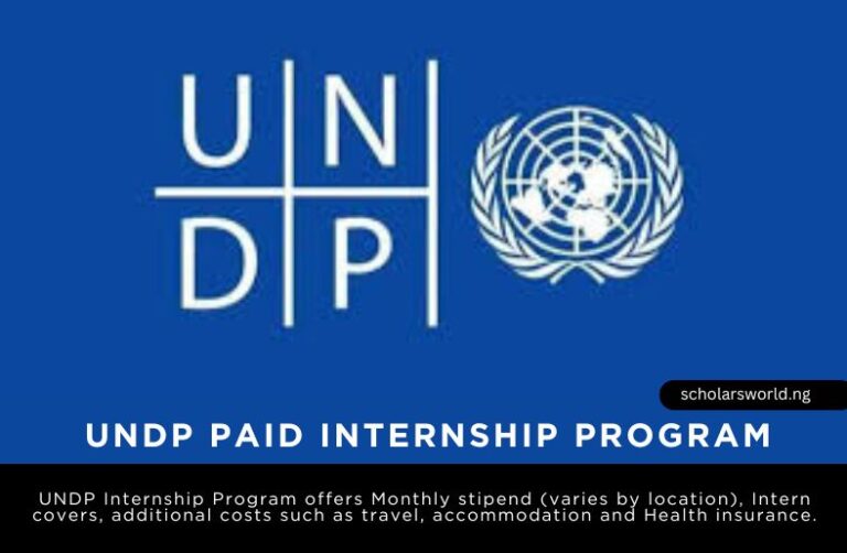UNDP Internship Program 2026: Paid Global Opportunity