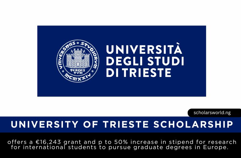 University of Trieste Scholarship