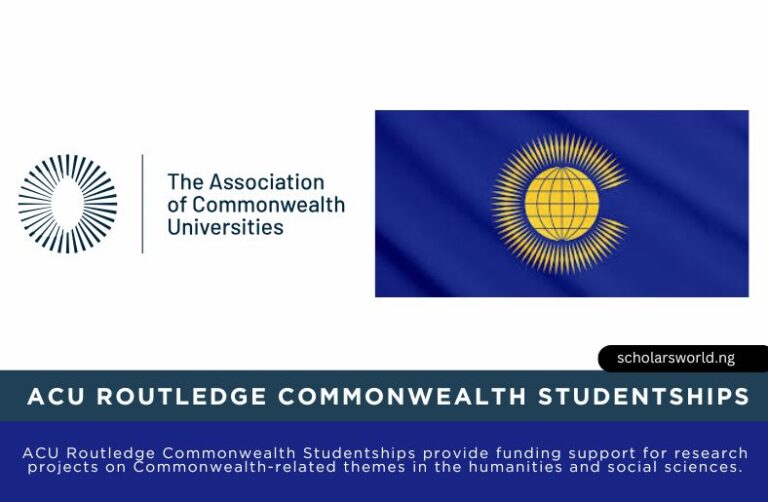 ACU Routledge Commonwealth Studentships 2026: Application Guide