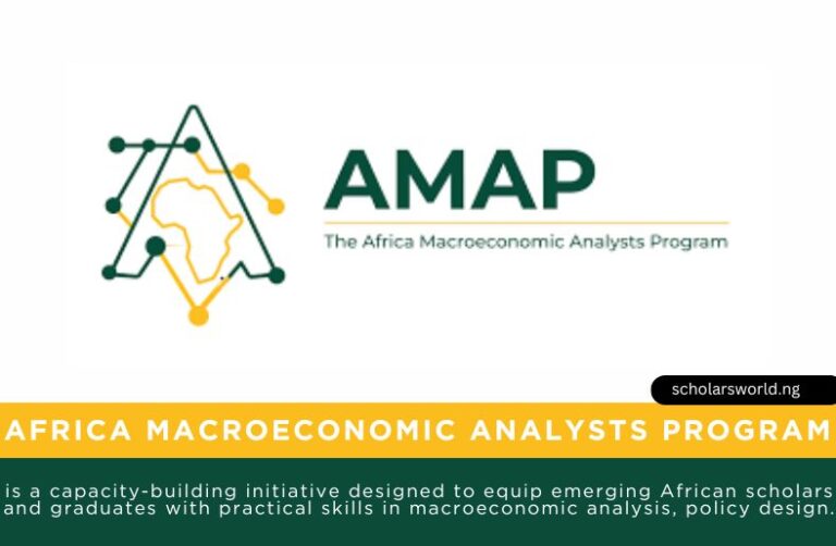 Africa Macroeconomic Analysts Program (AMAP) 2026: Apply Now