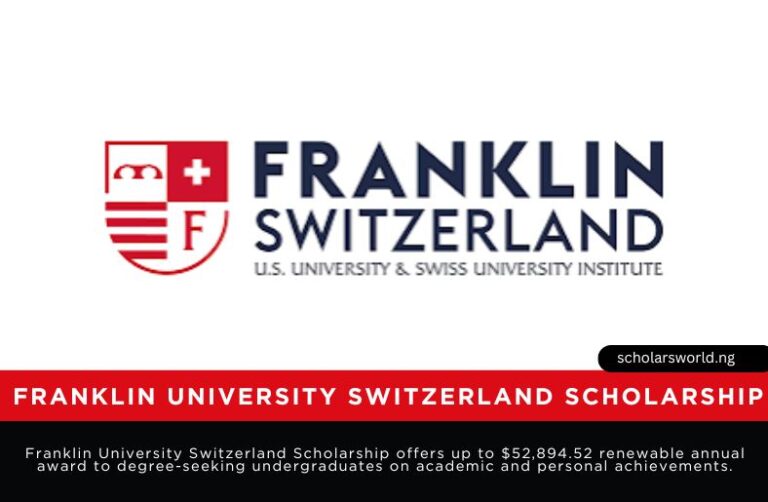 Franklin University Switzerland Scholarship 2026: Application Guide