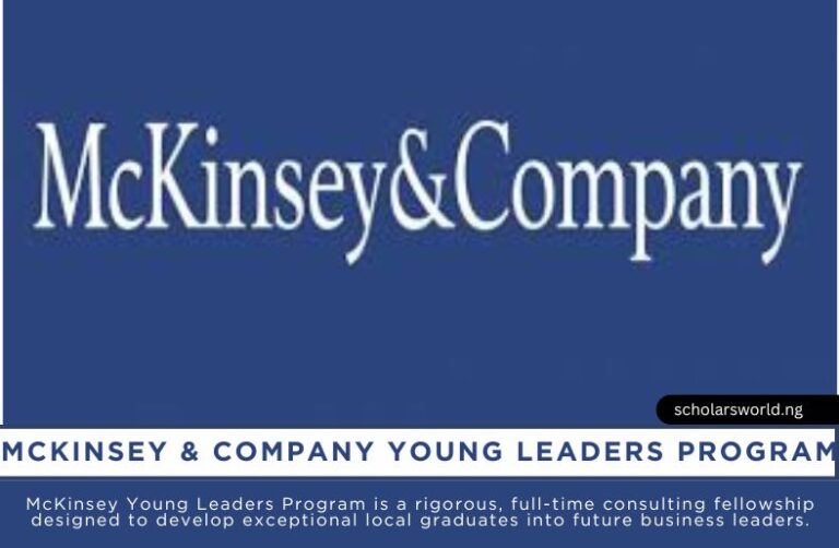 McKinsey Young Leaders Program 2026: Application Requirements