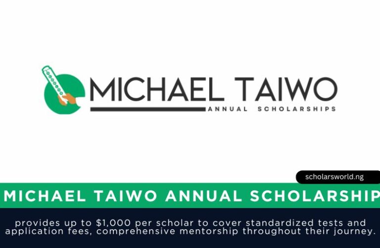 Michael Taiwo Scholarship 2026: Application Guide
