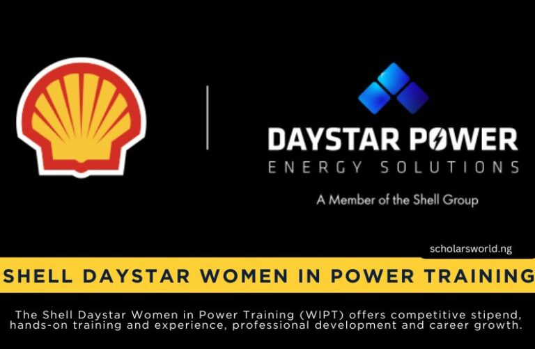 Shell Daystar Women in Power Training (WIPT) Program 2026 For Nigerians: Career Opportunity