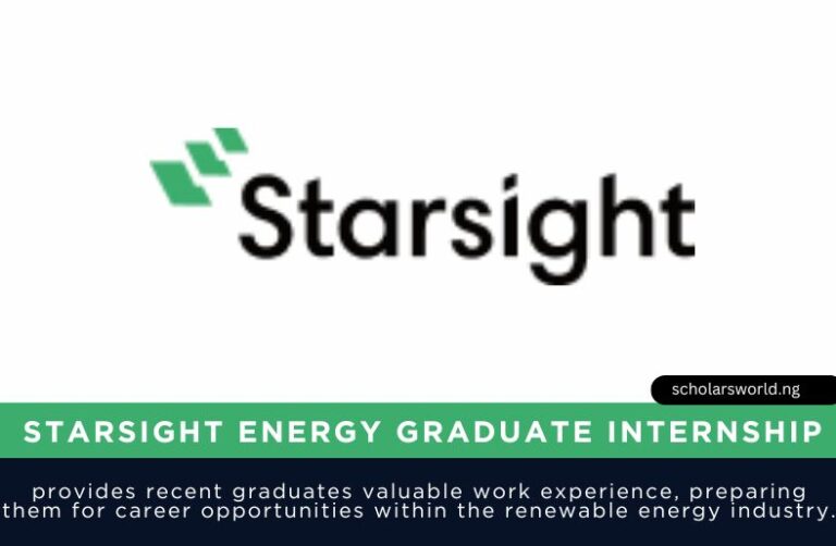 Starsight Energy Graduate Internship 2026 for Corp Members: How To Apply