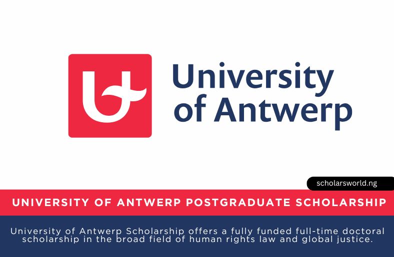 University of Antwerp Postgraduate Scholarship