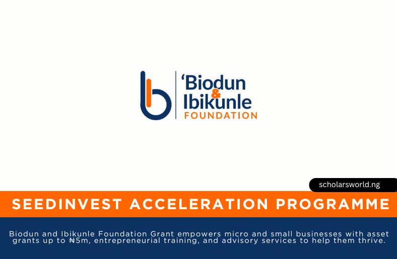Biodun and Ibikunle Foundation Grant