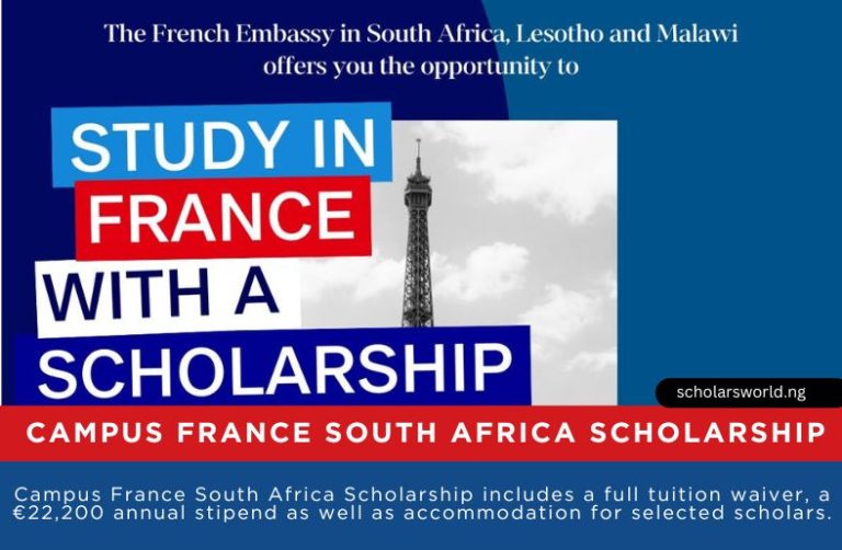Campus France South Africa Scholarship Program 2027 | Fully Funded