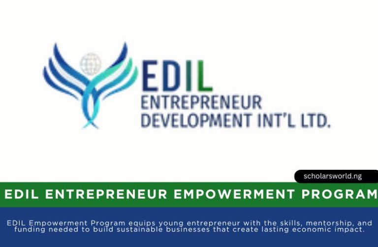 2026 EDIL Empowerment Program: Business Funding of up to N10 Million