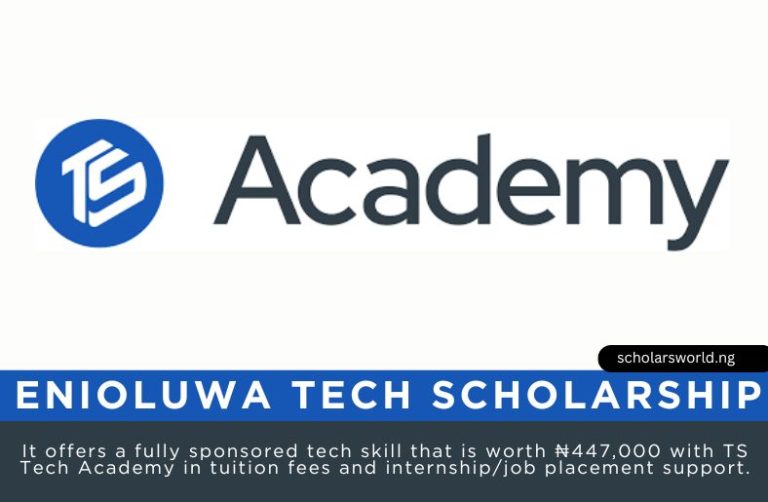 Enioluwa Tech Scholarship 2026: Fully Sponsored for Nigerians