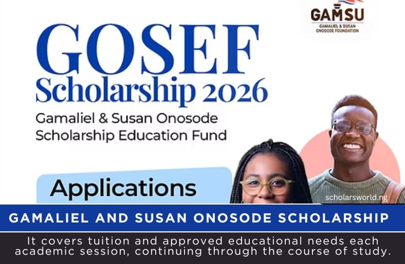 Gamaliel & Susan Onosode Scholarship