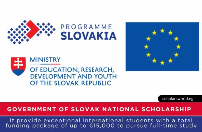 2027 Government of Slovakia Scholarships for Talented Students: Up to  €15,000 Scholarship Grant